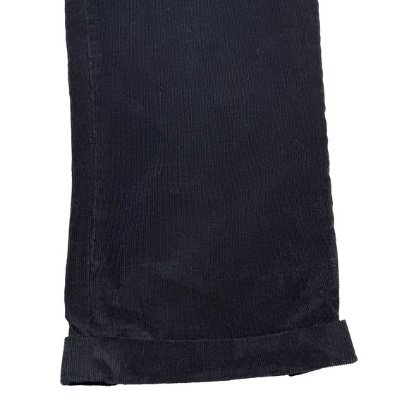 Lands'‎ End Corduroy Pants Men's 36"x32" Black Traditional Fit Stretch Classic - Picture 8 of 8